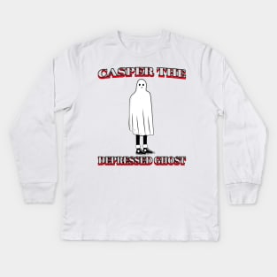 Casper the ghost Kids Long Sleeve T-Shirt